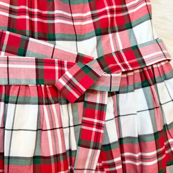 Carter’s Holiday Red Green White Plaid Dress & Belt 3T NWOT Christmas Holidays - Picture 4 of 5